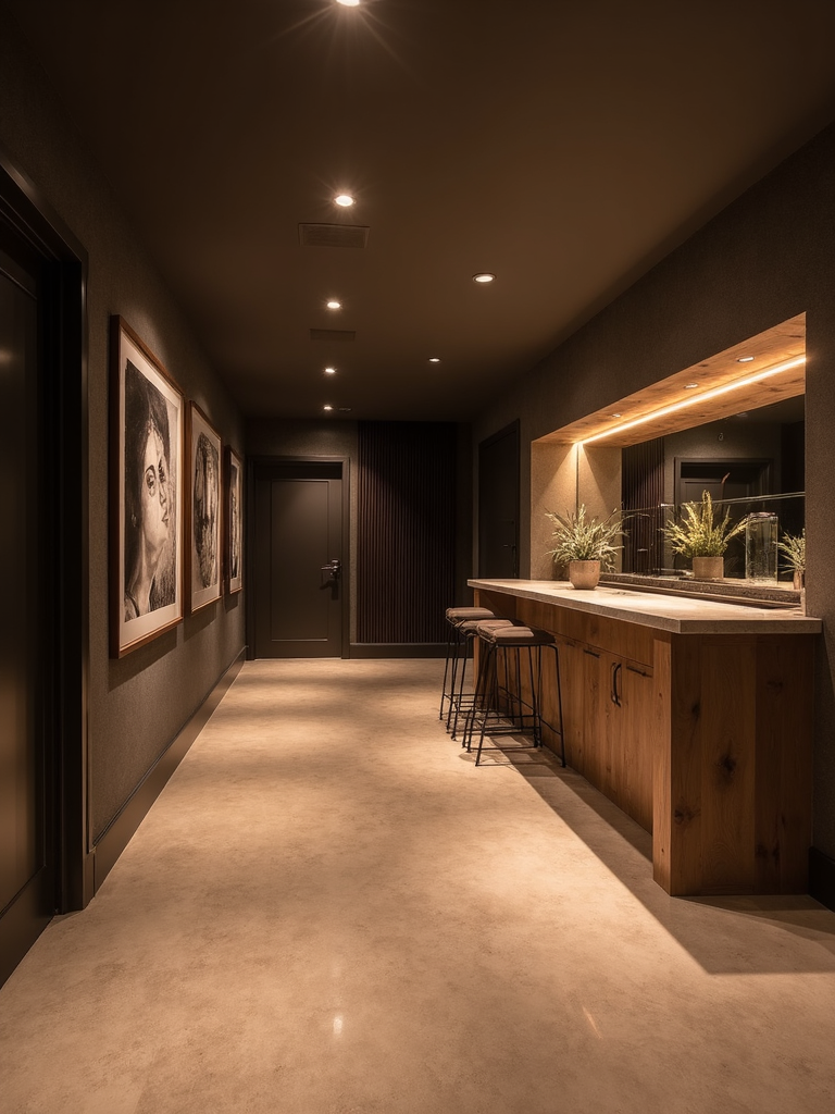 Art Contemporary Basement - Art Contemporary Basement interior design inspiration