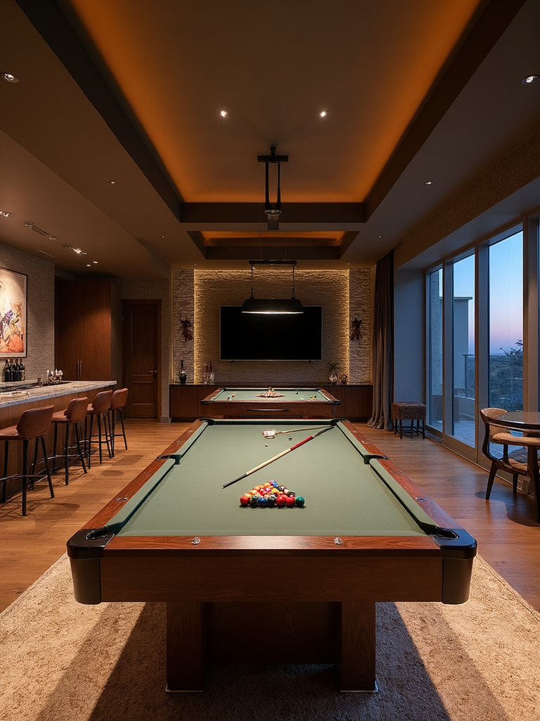Art Contemporary Game Room - Art Contemporary Game Room interior design inspiration