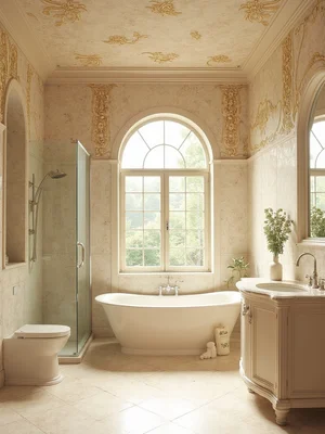 Art Nouveau Bathroom Design