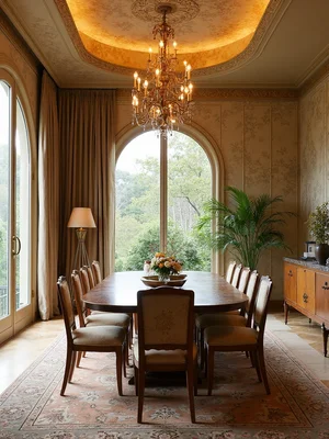 Art Nouveau Dining Room Design