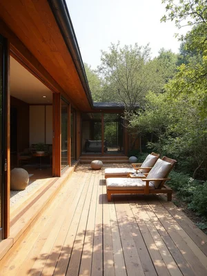 Asian Zen Deck Design