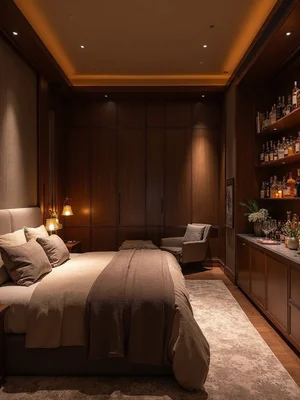 Bar Lounge Bedroom Design