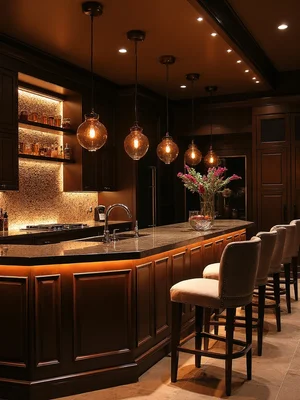 Bar Lounge Kitchen Design