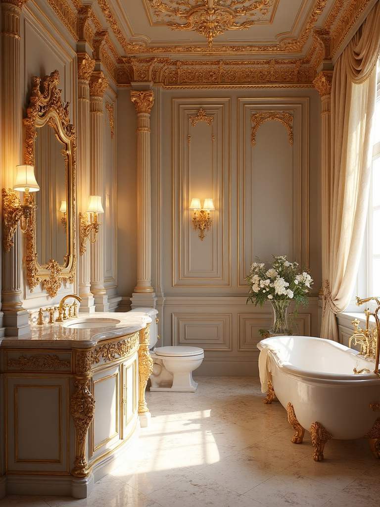 Baroque Bathroom - Baroque Bathroom interior design inspiration
