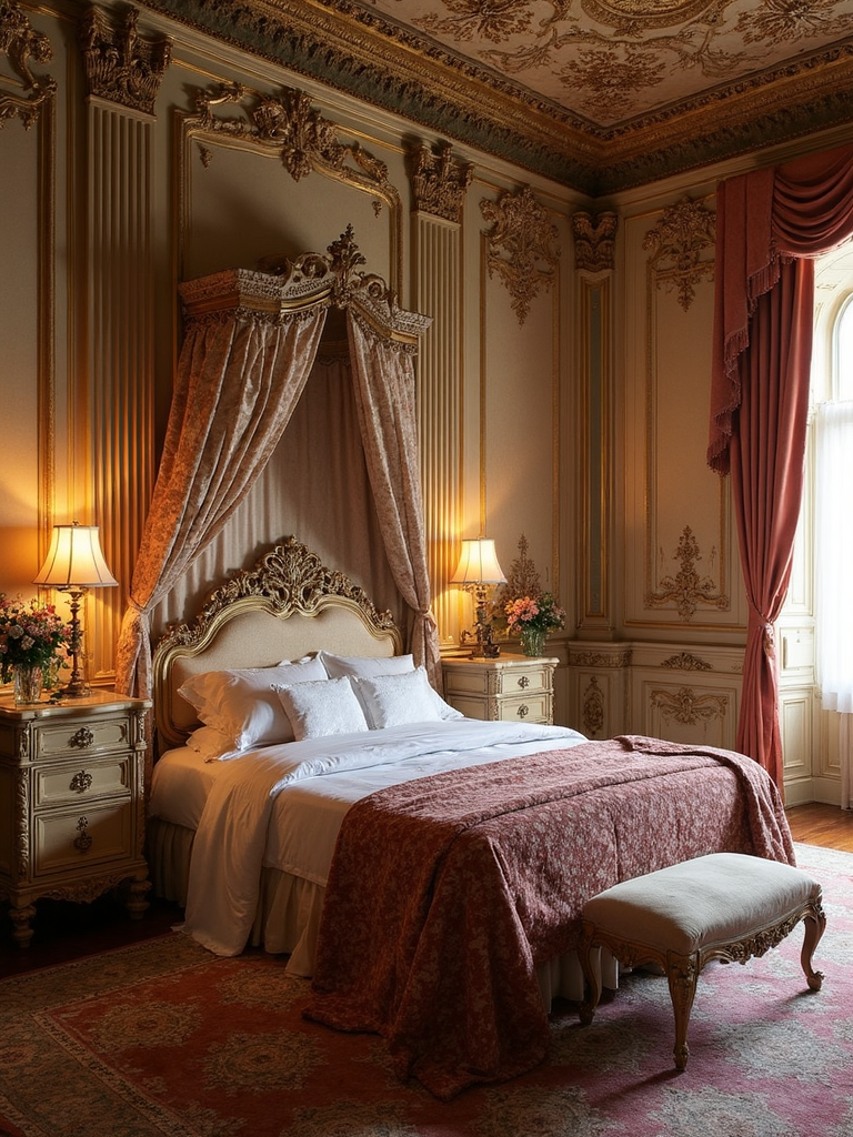 Baroque Guest Bedroom - Baroque Guest Bedroom interior design inspiration