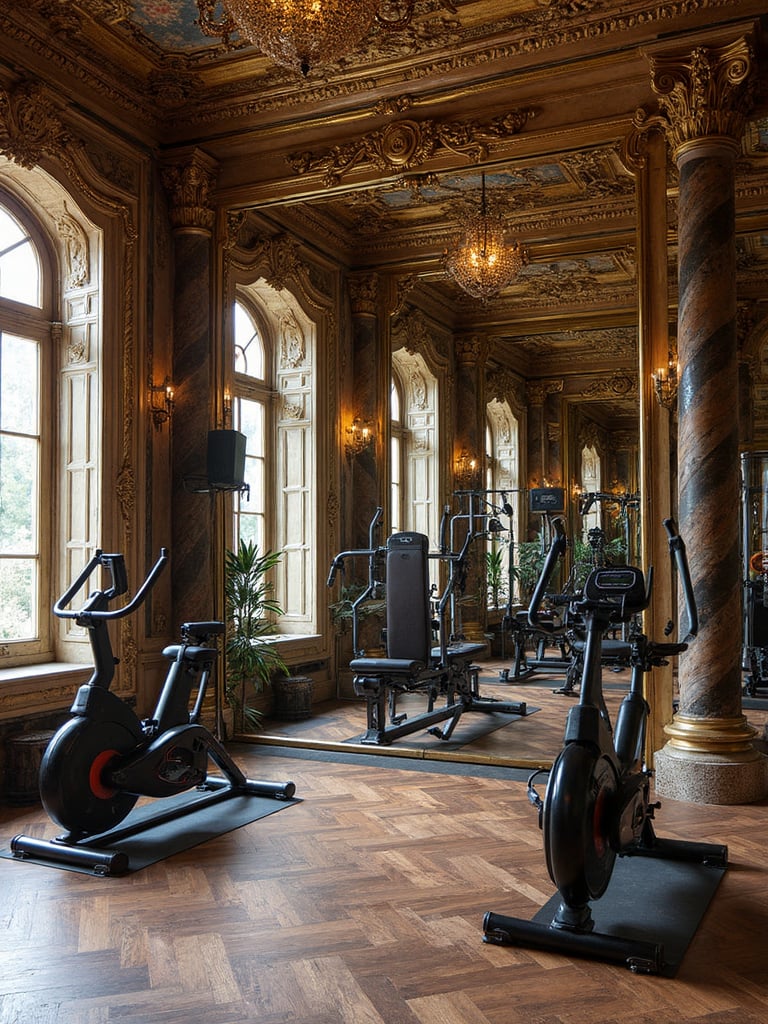 Baroque Home Gym - Baroque Home Gym interior design inspiration