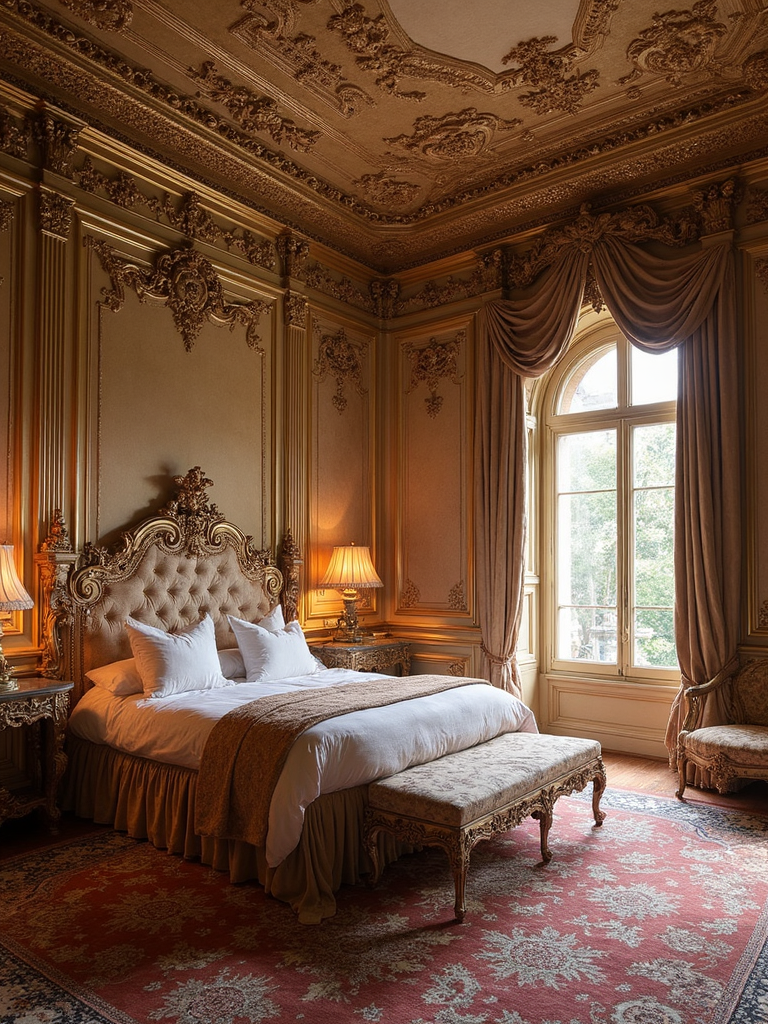 Baroque Master Bedroom - Baroque Master Bedroom interior design inspiration