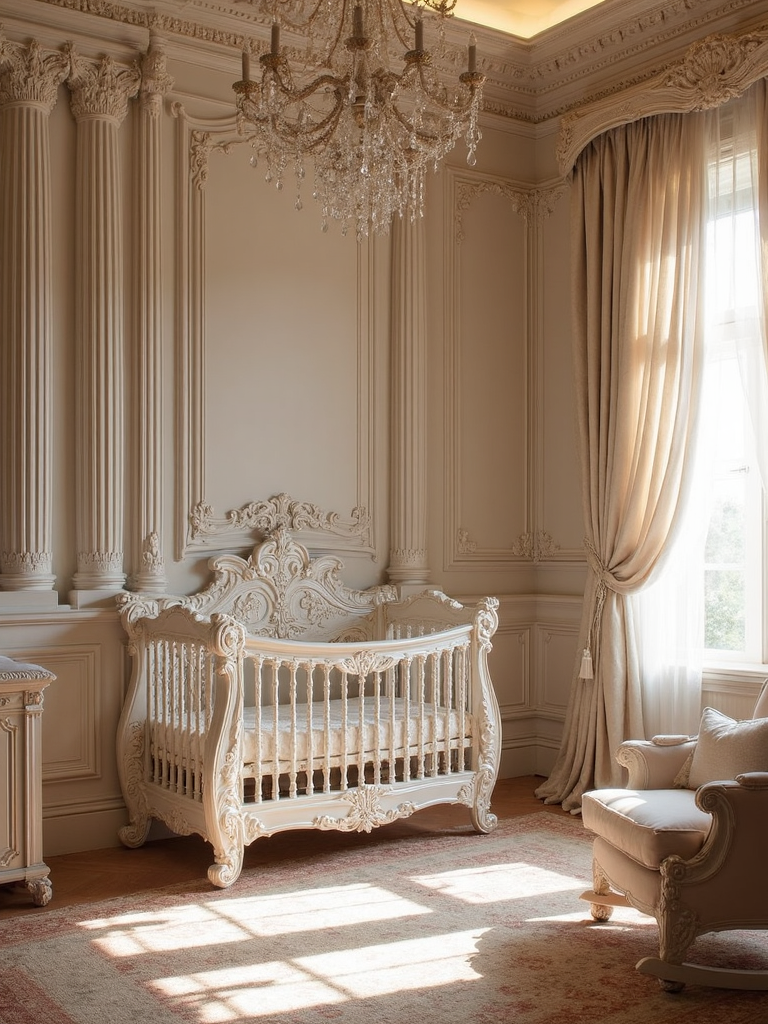 Baroque Nursery - Baroque Nursery interior design inspiration