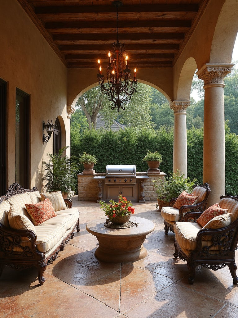 Baroque Outdoor Patio - Baroque Outdoor Patio interior design inspiration
