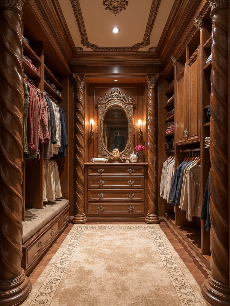 Baroque Walk In Closet - Baroque Walk In Closet interior design inspiration