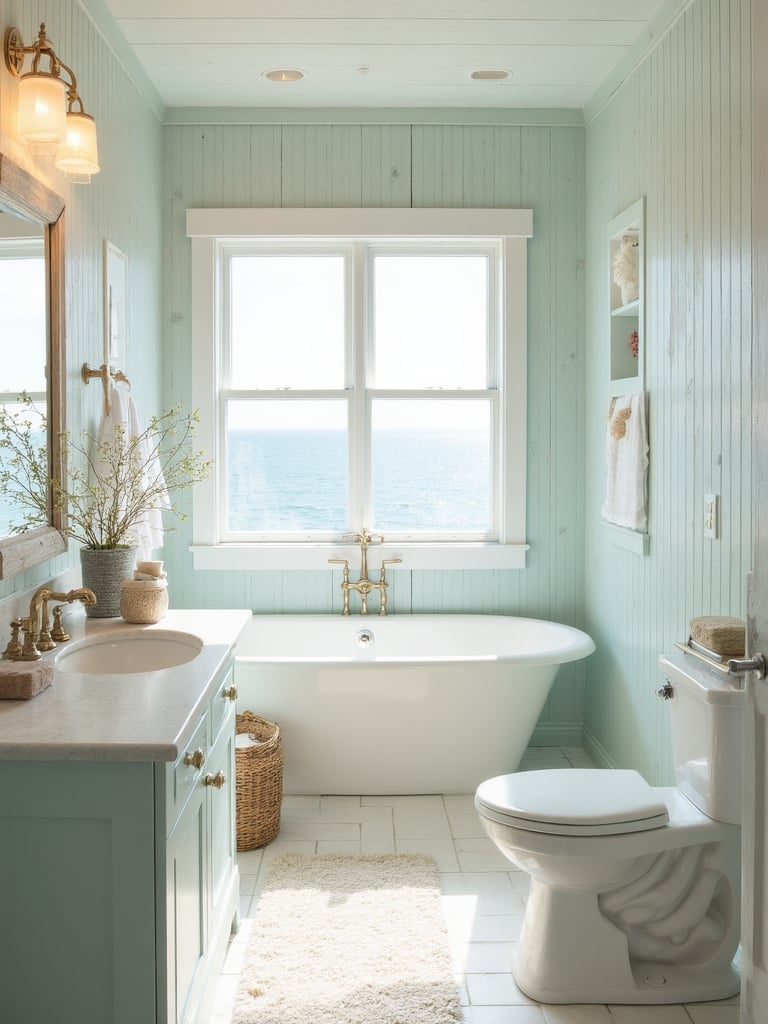 Beach House Bathroom - Beach House Bathroom interior design inspiration