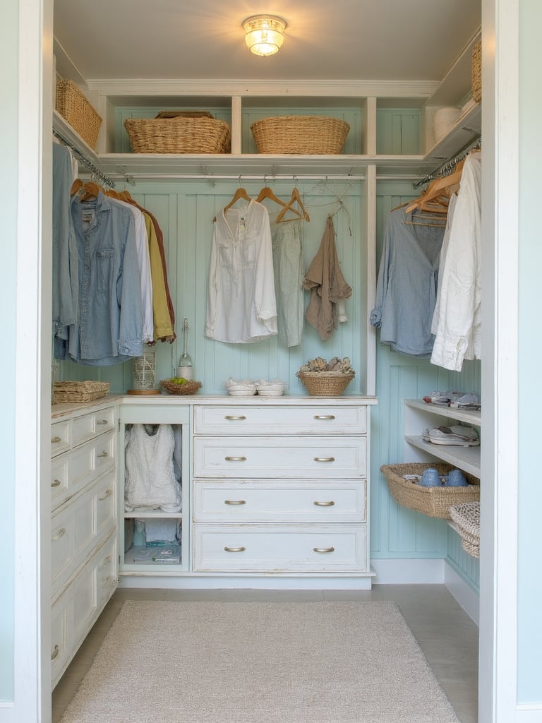 Beach House Closet - Beach House Closet interior design inspiration