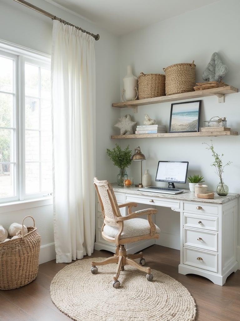 Beach House Home Office - Beach House Home Office interior design inspiration