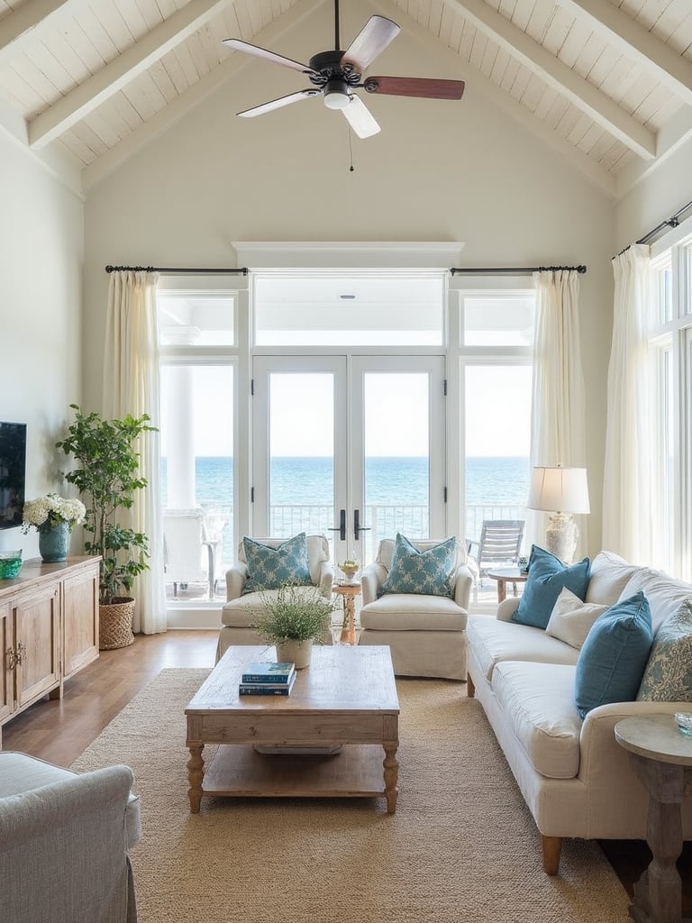Beach House Living Room - Beach House Living Room interior design inspiration