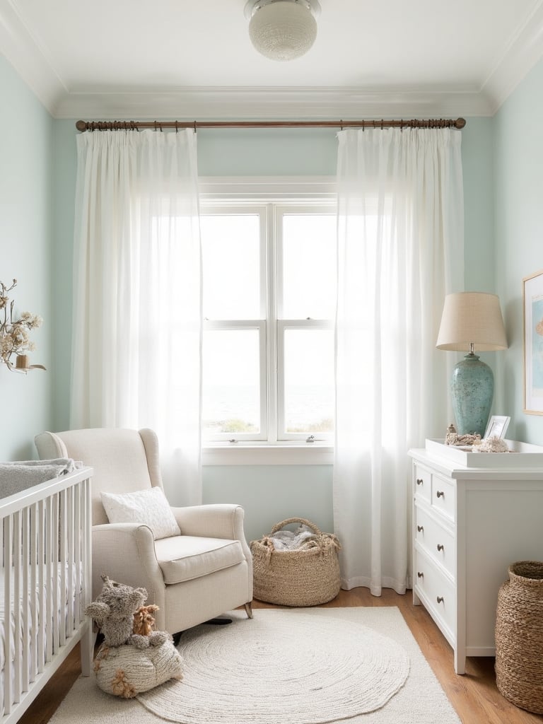 Beach House Nursery - Beach House Nursery interior design inspiration