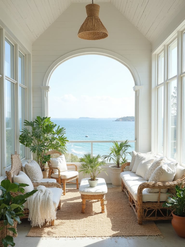 Beach House Sunroom - Beach House Sunroom interior design inspiration
