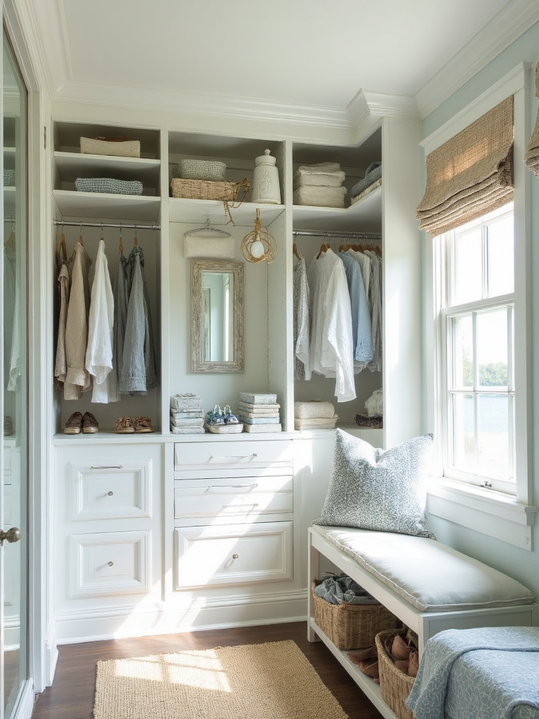 Beach House Walk In Closet - Beach House Walk In Closet interior design inspiration