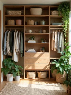 Biophilic Closet Design