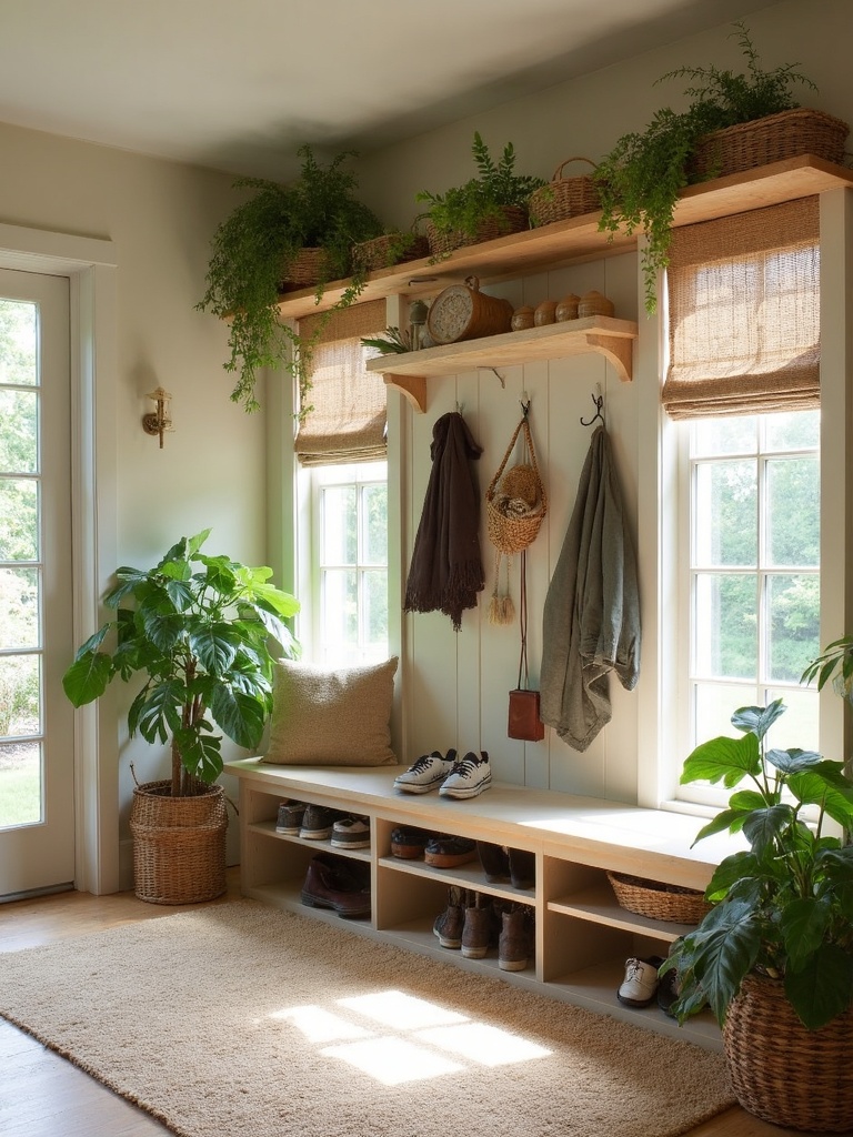 Biophilic Mudroom - Biophilic Mudroom interior design inspiration