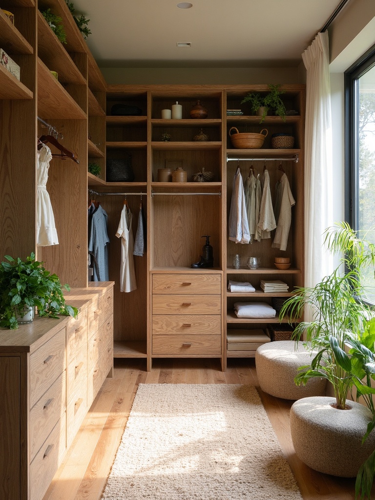 Biophilic Walk In Closet - Biophilic Walk In Closet interior design inspiration