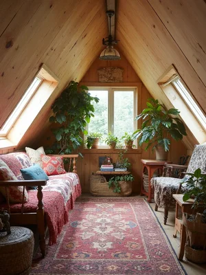Bohemian Attic Design