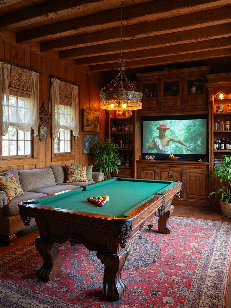 Bohemian Game Room - Bohemian Game Room interior design inspiration
