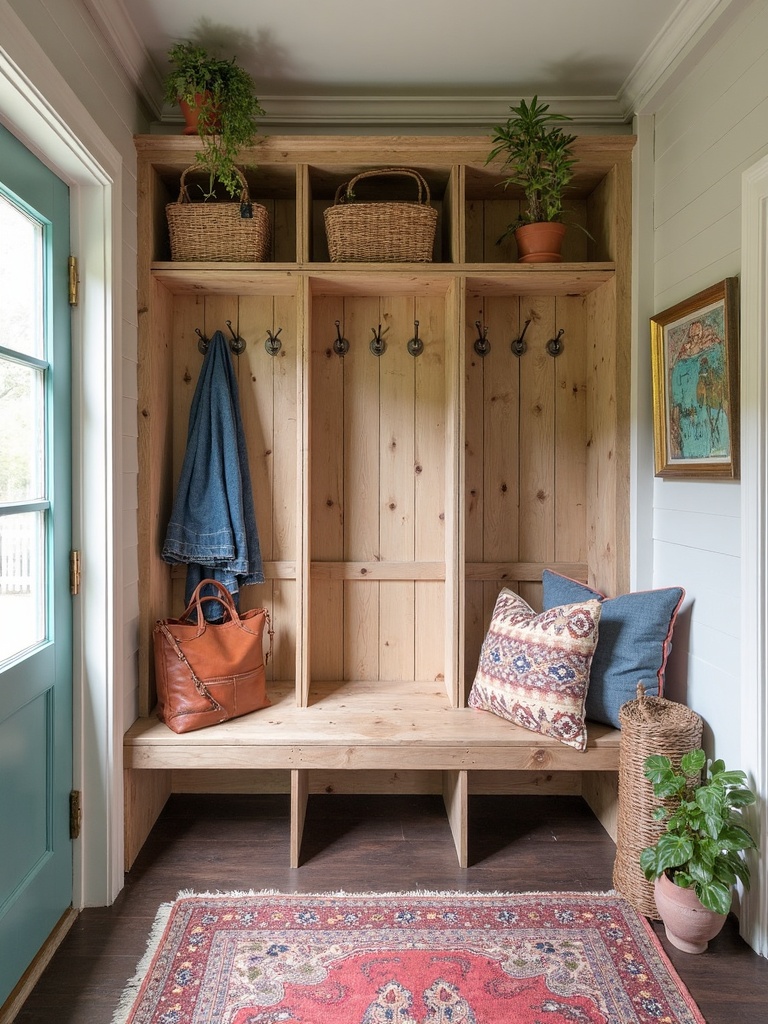 Bohemian Mudroom - Bohemian Mudroom interior design inspiration
