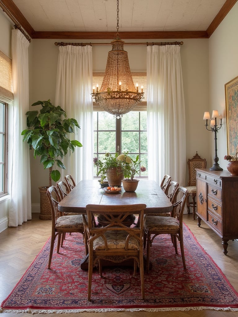 Boho Chic Dining Room design - Boho Chic Dining Room interior design ideas