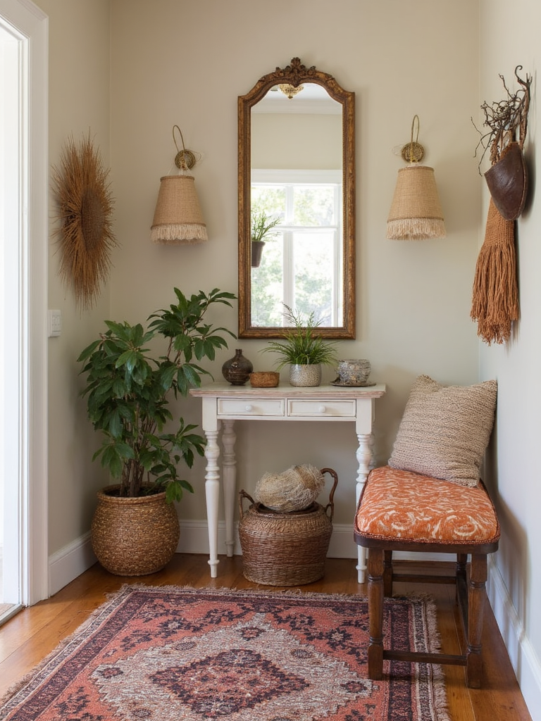 Boho Chic Entryway design - Boho Chic Entryway interior design ideas