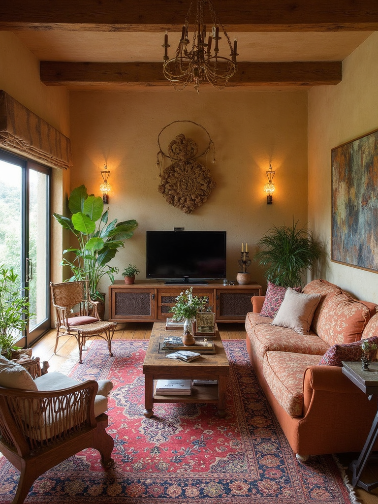 Boho Chic Living Room design - Boho Chic Living Room interior design ideas