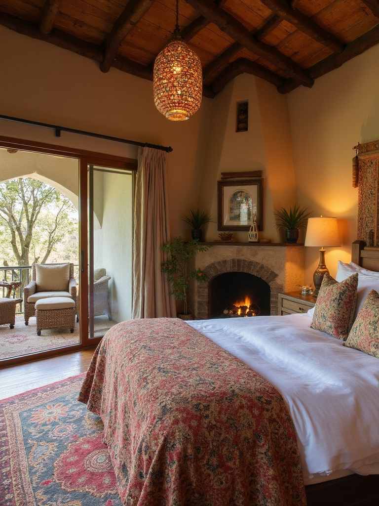 Boho Chic Master Suite design - Boho Chic Master Suite interior design ideas