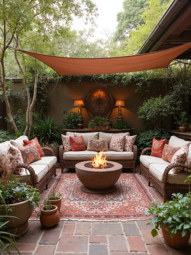 Boho Chic Outdoor Patio design - Boho Chic Outdoor Patio interior design ideas