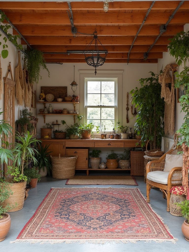 Boho Garage - Boho Garage interior design inspiration