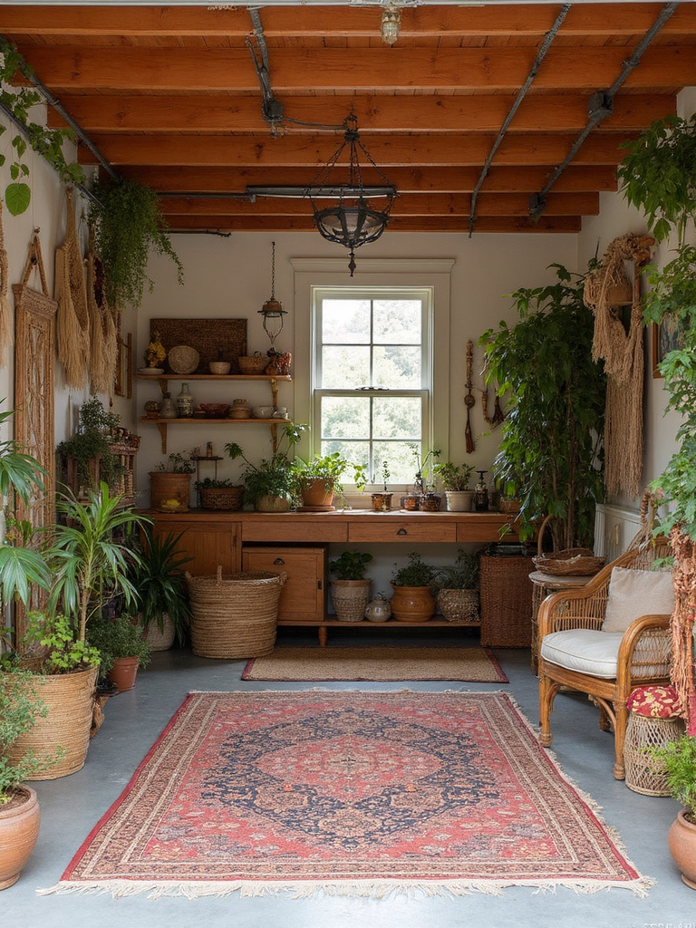 Boho Garage - Boho Garage interior design inspiration