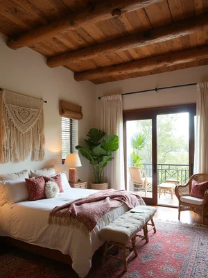 Boho Master Suite Design
