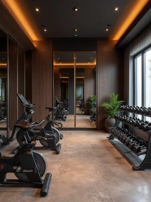 Boutique Hotel Home Gym Design