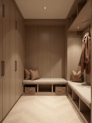 Boutique Hotel Mudroom Design