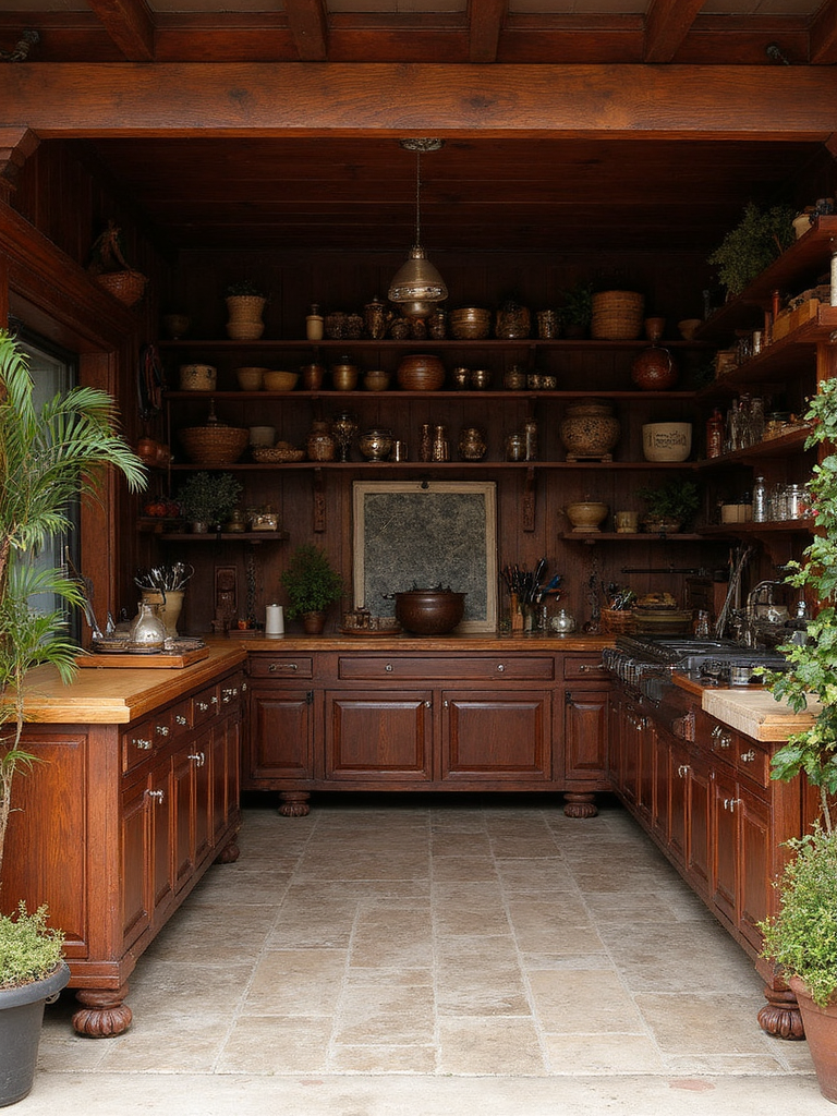 British Colonial Garage - British Colonial Garage interior design inspiration