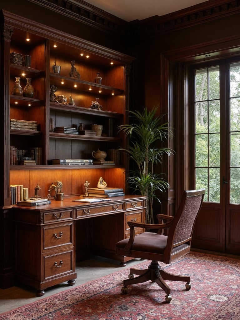 British Colonial Home Office - British Colonial Home Office interior design inspiration