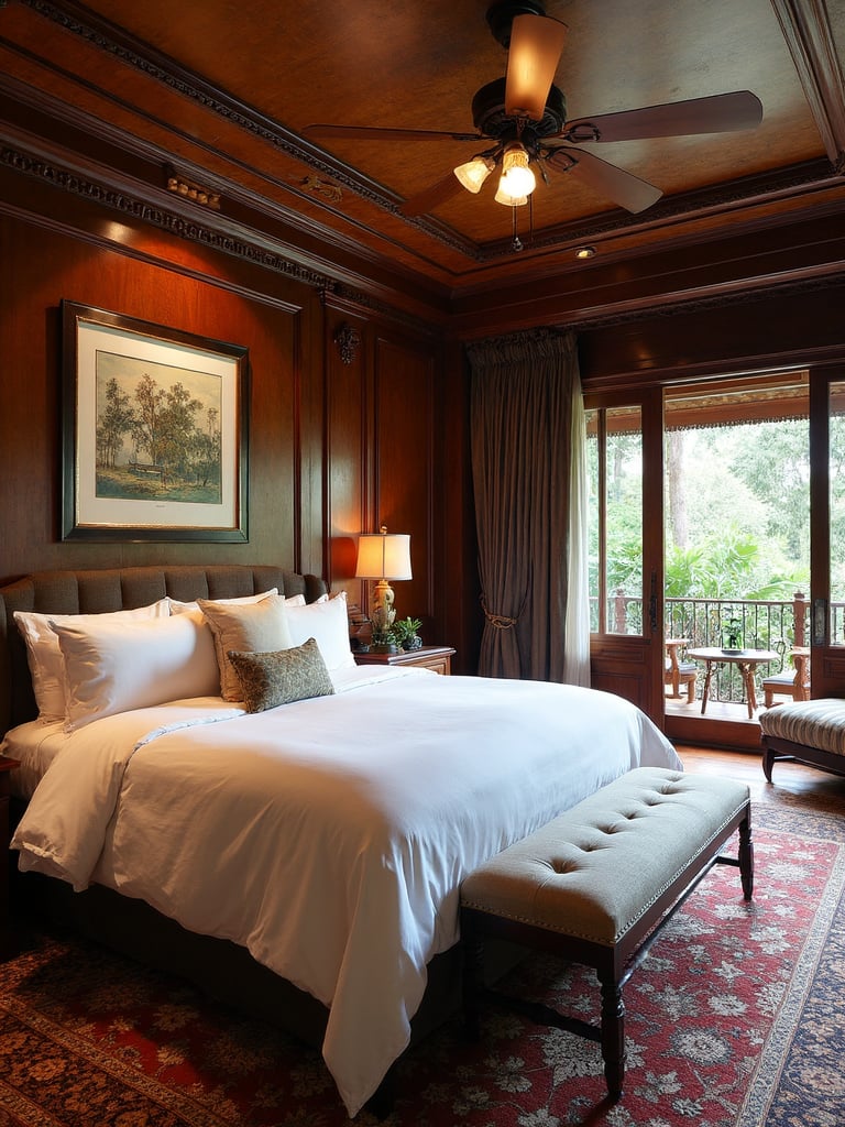 British Colonial Master Suite - British Colonial Master Suite interior design inspiration