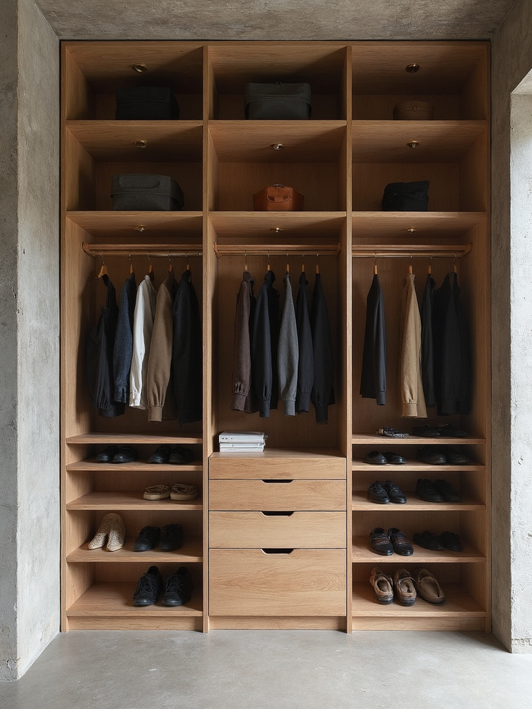 Brutalist Closet - Brutalist Closet interior design inspiration