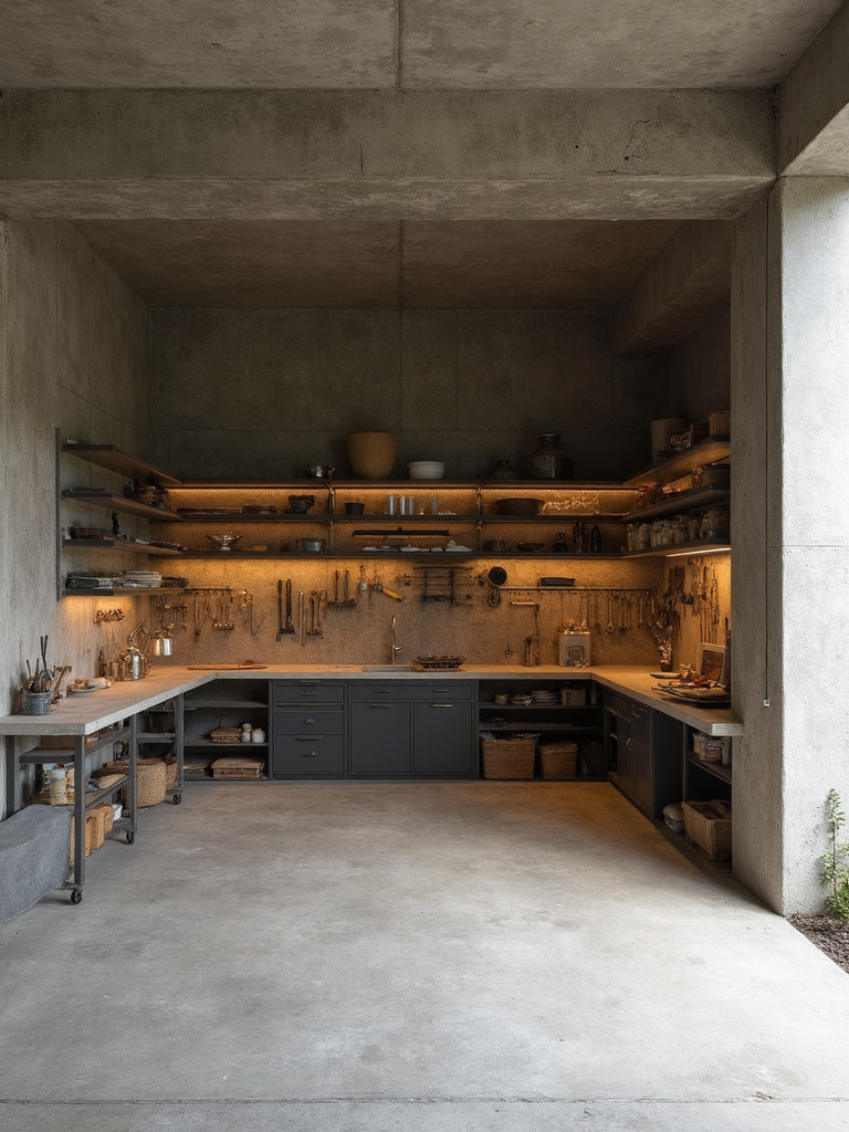 Brutalist Garage - Brutalist Garage interior design inspiration
