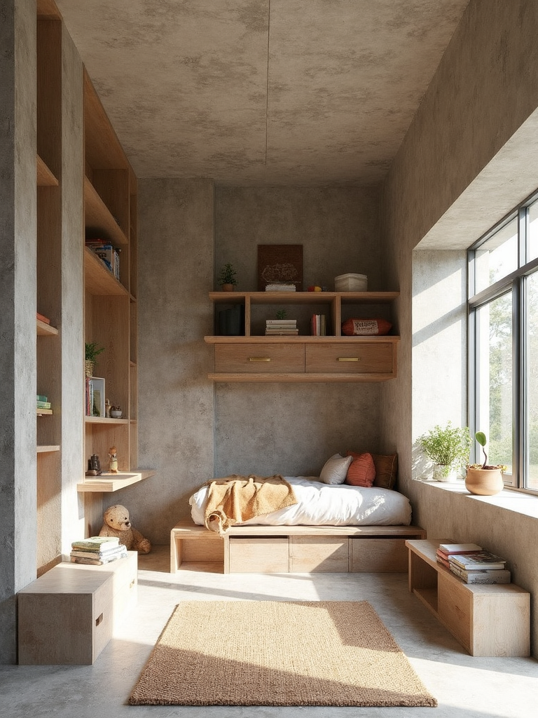Brutalist Kids Room - Brutalist Kids Room interior design inspiration