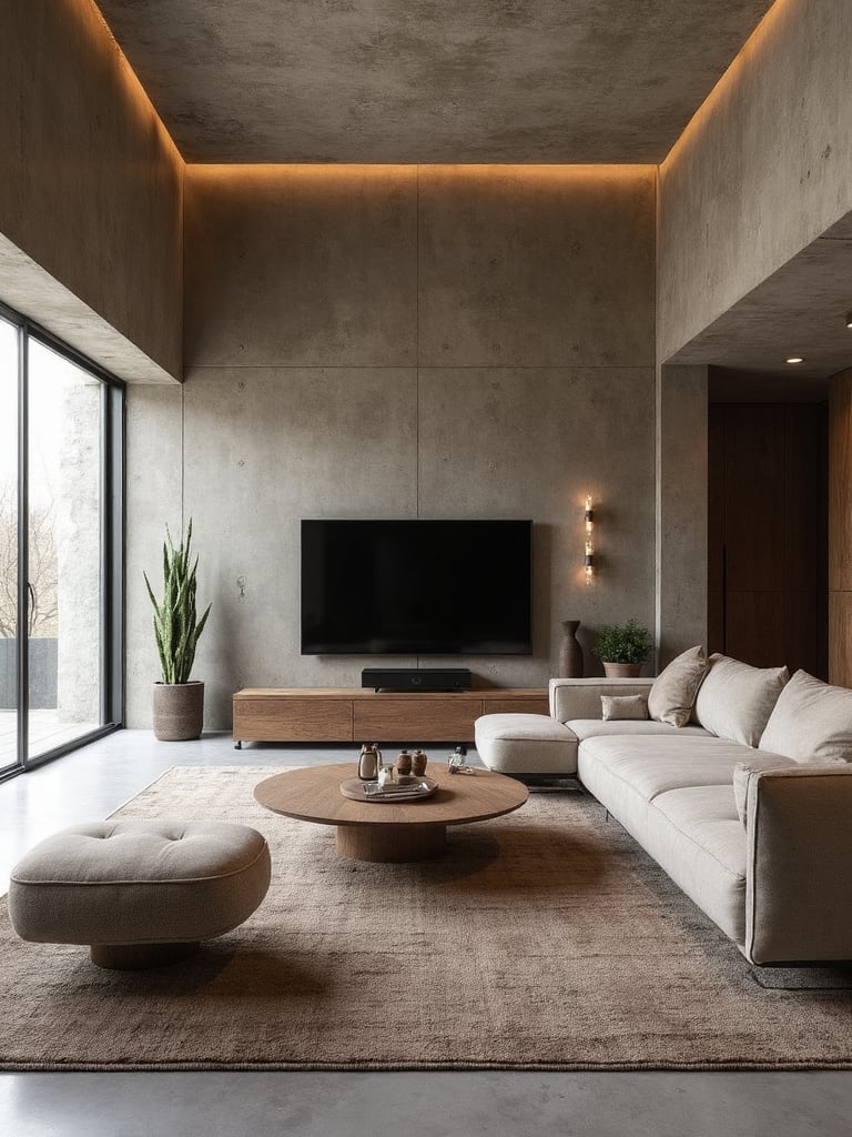 Brutalist Living Room - Brutalist Living Room interior design inspiration
