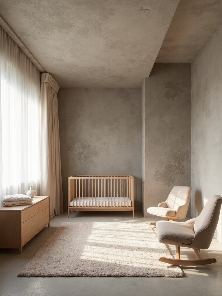 Brutalist Nursery - Brutalist Nursery interior design inspiration