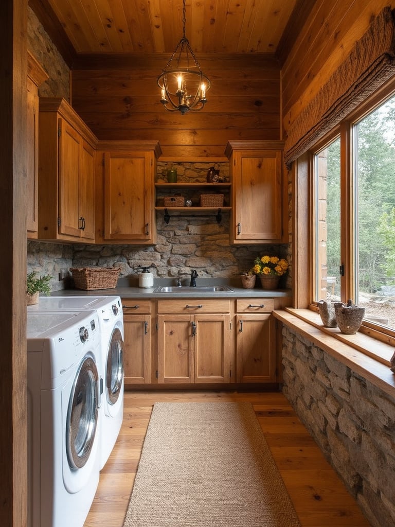 Cabin Laundry Room - Cabin Laundry Room interior design inspiration
