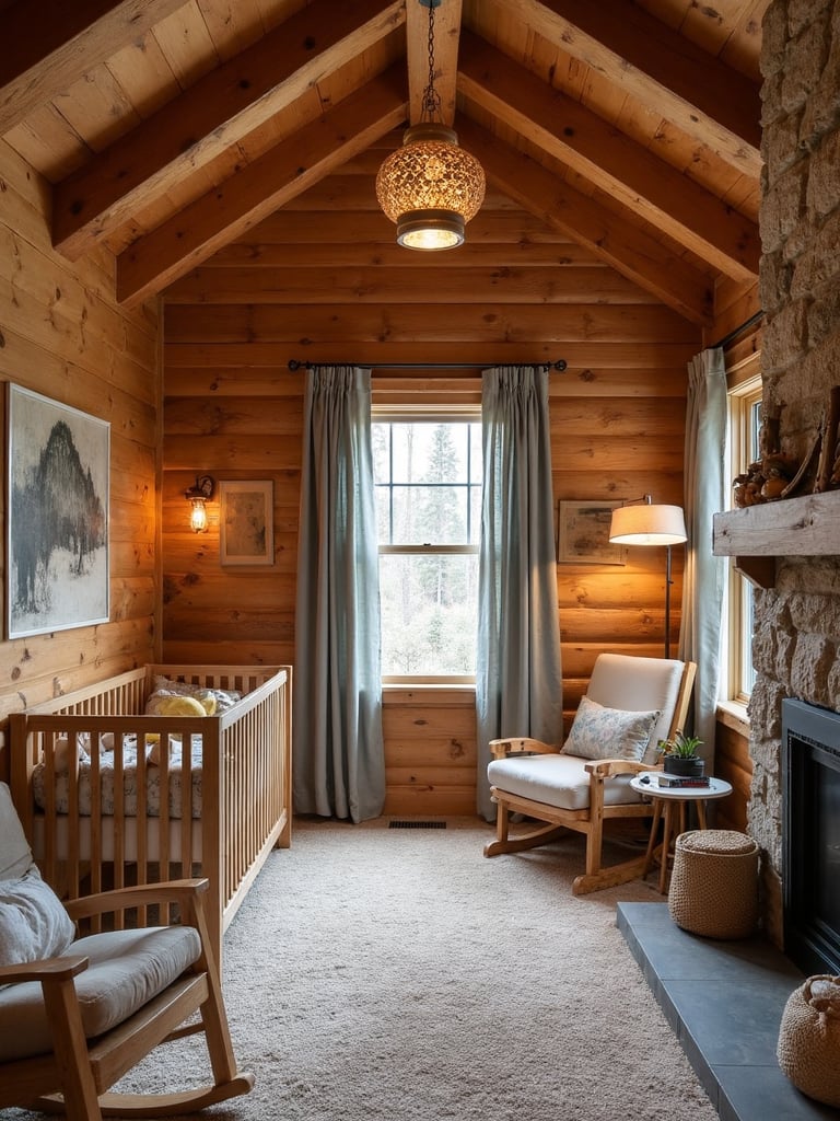 Cabin Nursery - Cabin Nursery interior design inspiration