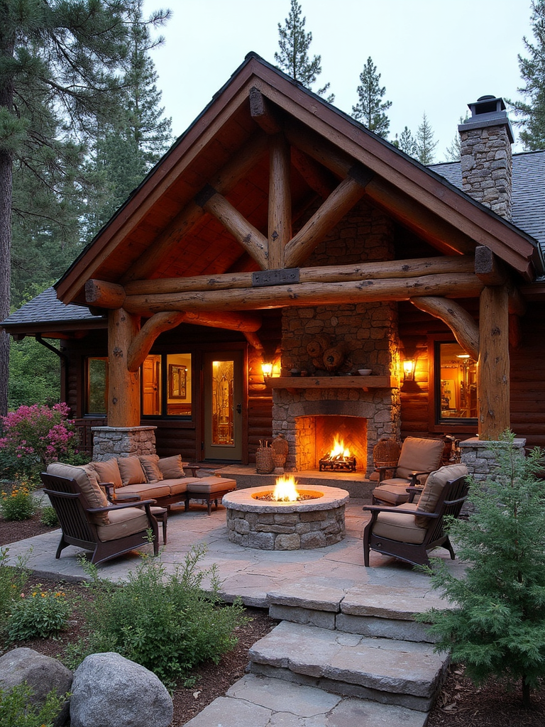Cabin Outdoor Patio - Cabin Outdoor Patio interior design inspiration