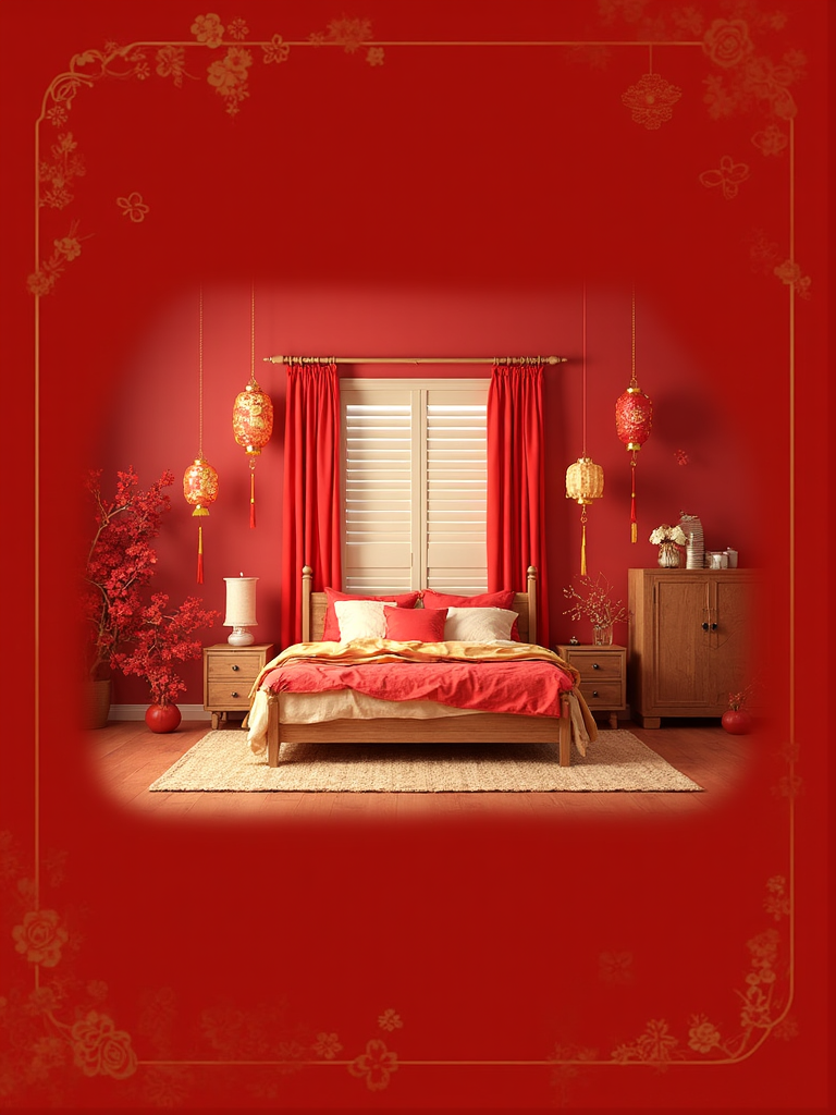 Chinese New Year Bedroom - Chinese New Year Bedroom interior design inspiration