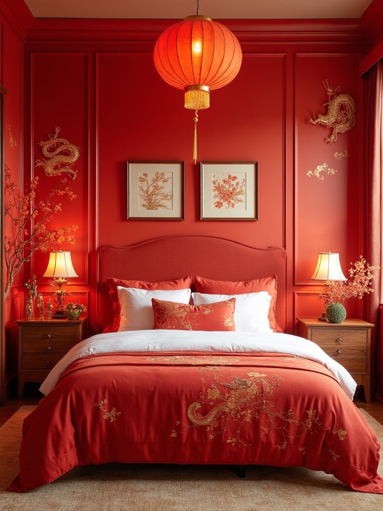 Chinese New Year Guest Bedroom - Chinese New Year Guest Bedroom interior design inspiration